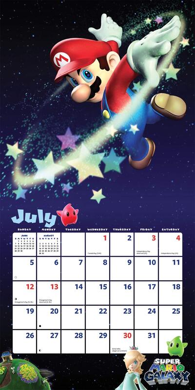 Super Mario 2020 Wall Calendar: History of a Hero - The Gaming Shelf